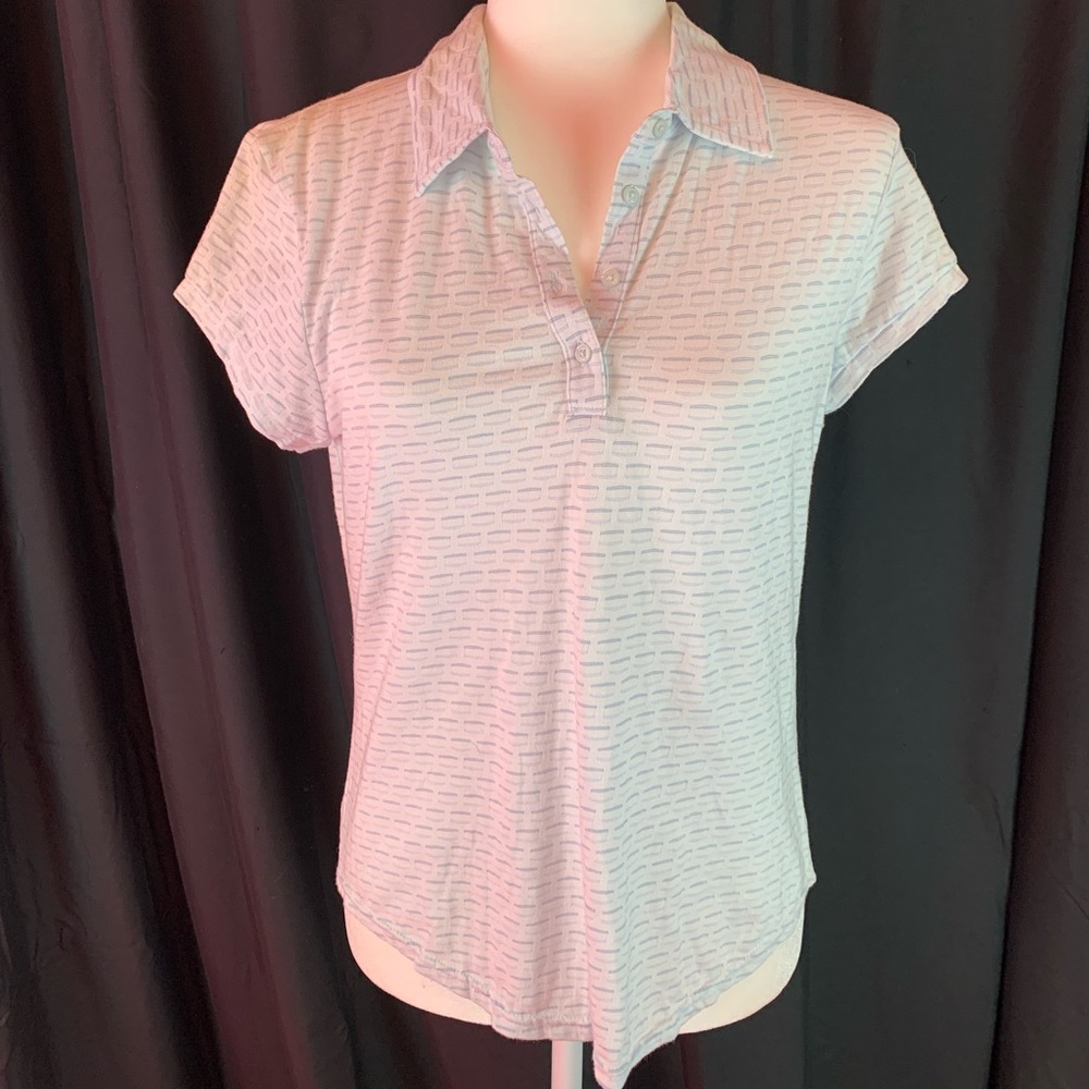 Old Navy blue golf shirt size L